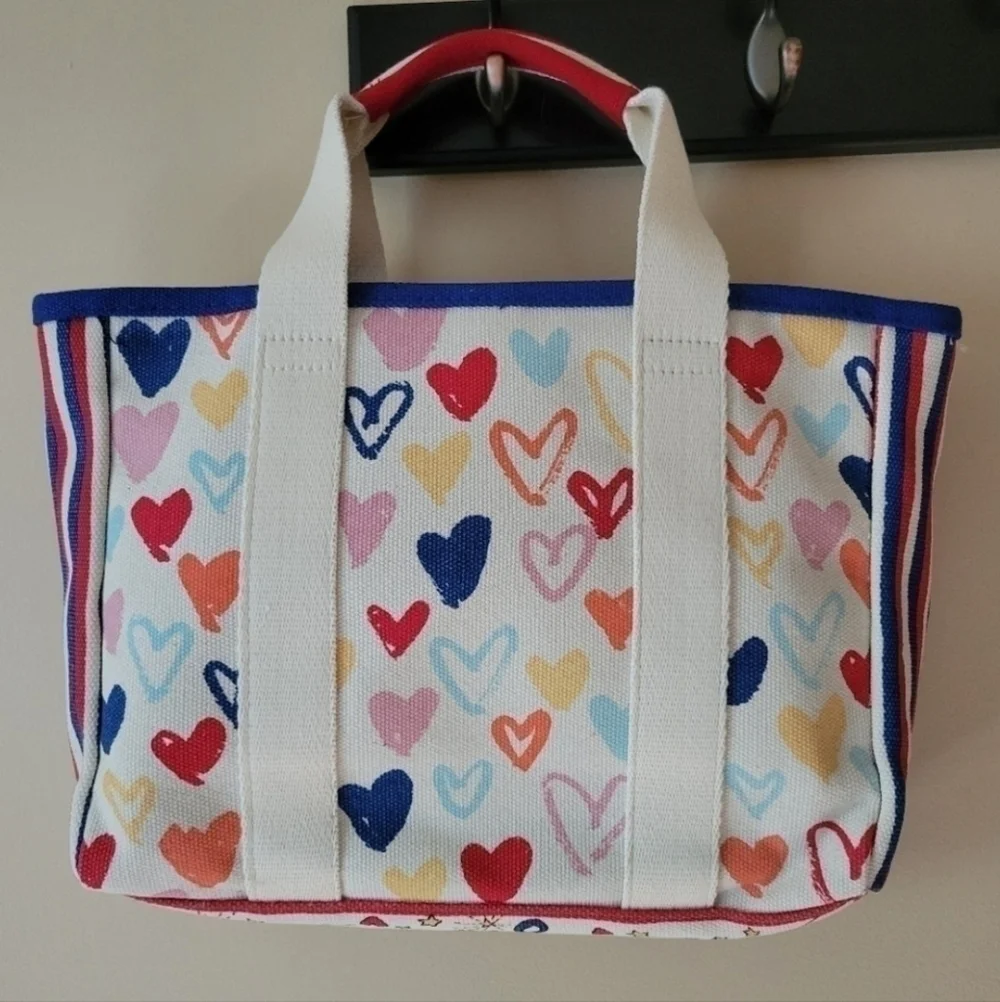 BRIGHTON  NWT RED WHITE AND YOU MINI TOTE .